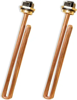 HE 90240 Water Heater Element 2PCS Compatible with Ecosmart ECO 18/24/27/36, 9KW 240V Tankless Water Heater Element HE 80240 Replacement for iHeat Replaces He80240 RC04709024S SGB-2903 HA-P004 HA-P005
