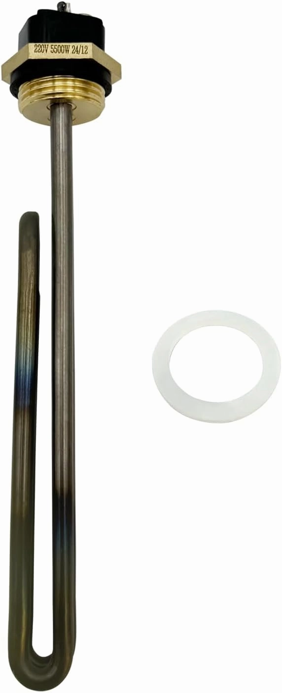 HE 55220 Water Heating Element Titanium Replacement for ECO POU 6, ECO 8, ECO 11 Tankless Electric Water Heaters - 5.5 KW 220 V or 6 KW 240 V