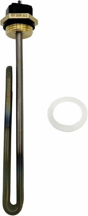 HE 55220 Water Heating Element Titanium Replacement for ECO POU 6, ECO 8, ECO 11 Tankless Electric Water Heaters - 5.5 KW 220 V or 6 KW 240 V