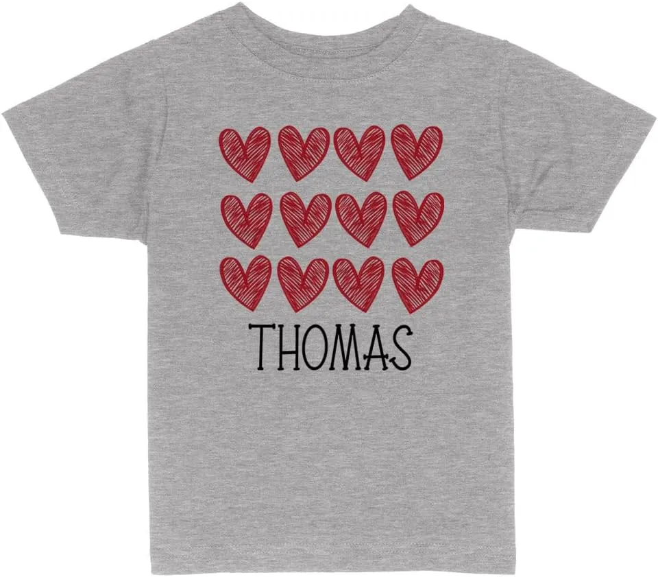 Hearts Thomas Toddler Kids T-Shirt