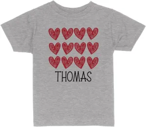 Hearts Thomas Toddler Kids T-Shirt