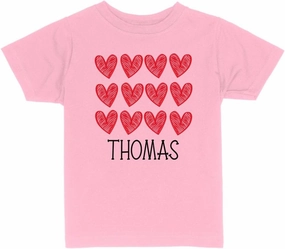 Hearts Thomas Toddler Kids T-Shirt