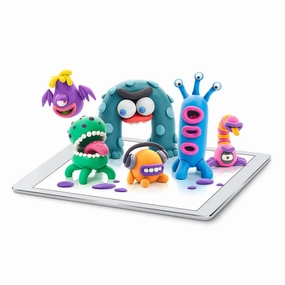 Hey Clay Aliens Air Dry Modeling Clay Art Kit