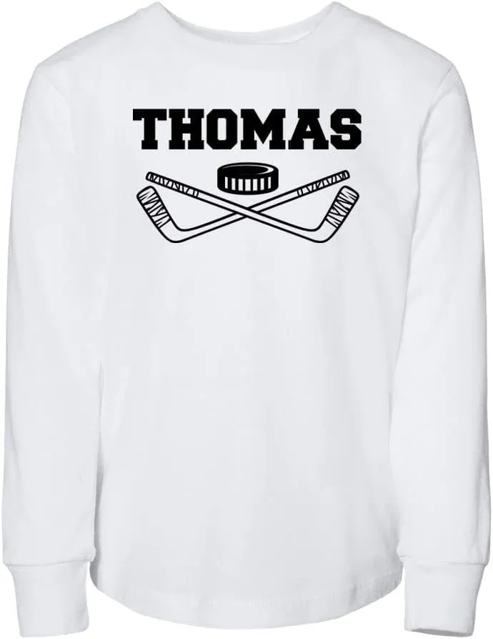 Hockey Thomas Toddler Kids Long Sleeve T-Shirt