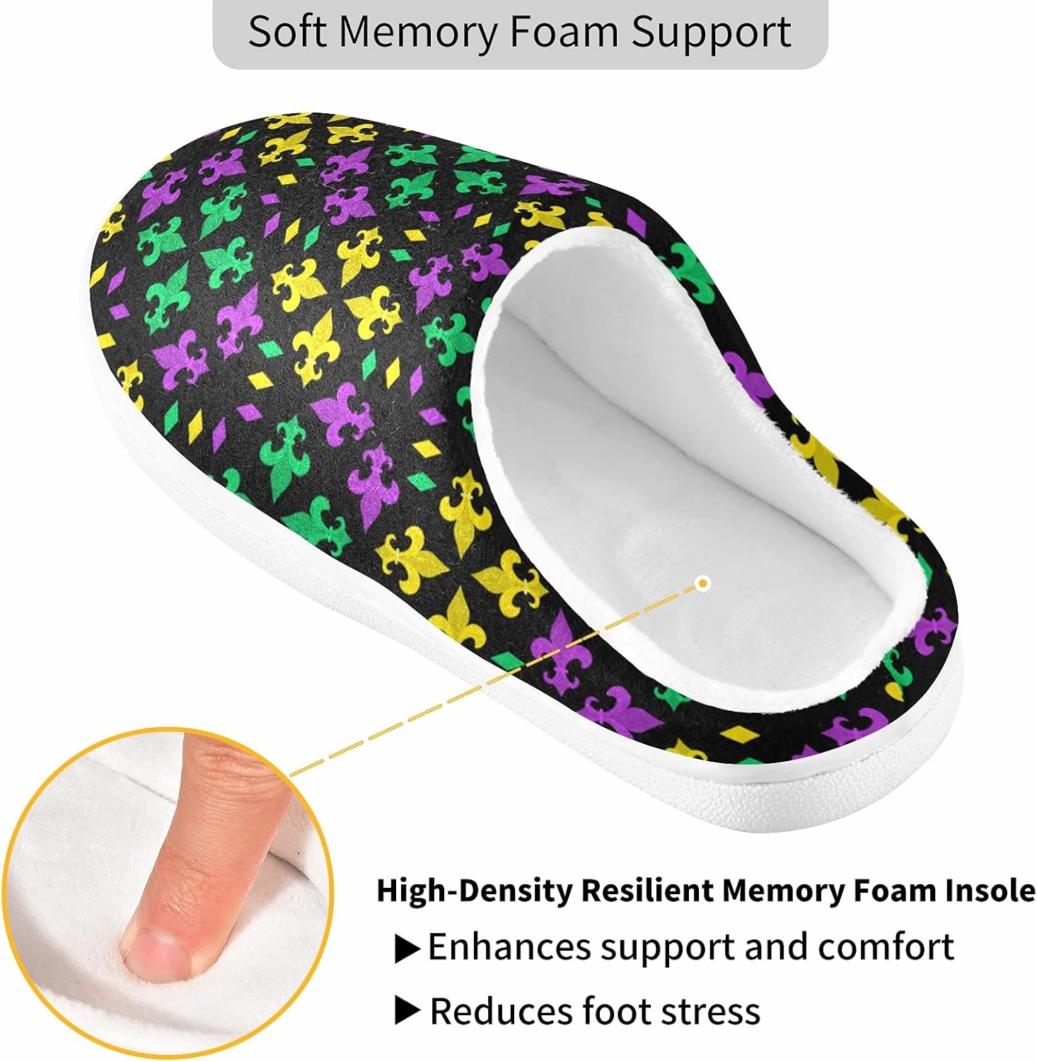 House Slippers Non Slip Home Slippers Casual Shoes Bedroom Travel for Men Women