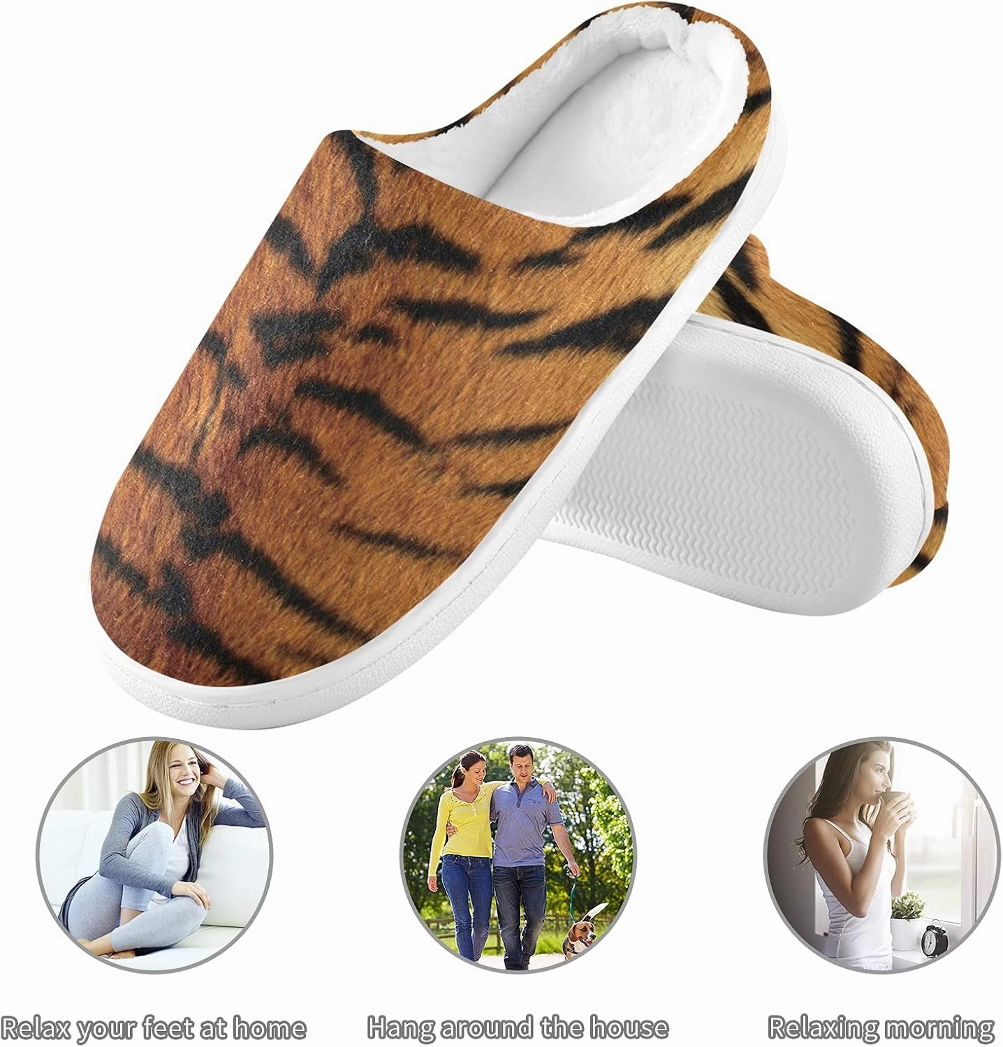 House Slippers Non Slip Home Slippers Casual Shoes Bedroom Travel for Men Women