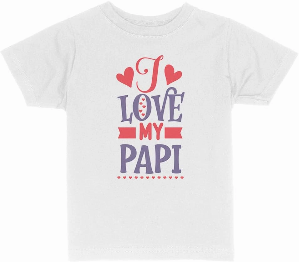 I Love My Papi Toddler Kids T-Shirt