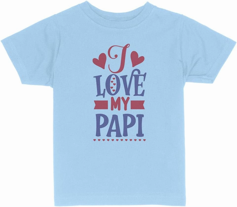 I Love My Papi Toddler Kids T-Shirt
