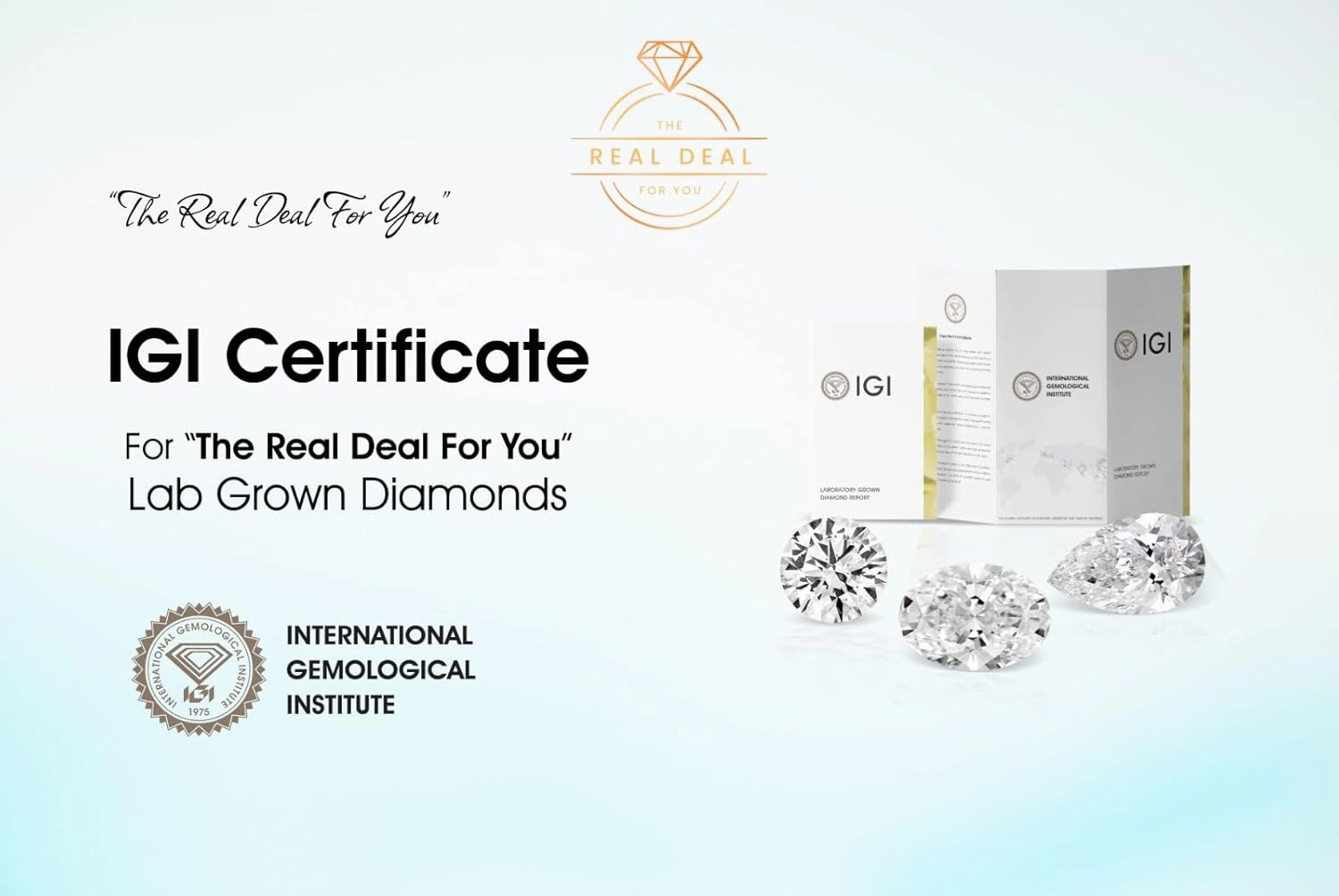 IGI Certified Lab Grown Loose Diamond, 1-10 CT TW (F-G Color, VVS-VS Clarity) for Making Precious Fine Jewelry