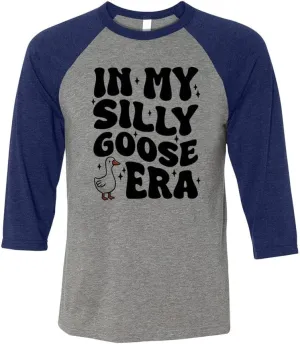 in My Silly Goose Era Three-Quarter Raglan Sleeve Baseball Shirt Unisex