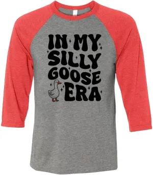 in My Silly Goose Era Three-Quarter Raglan Sleeve Baseball Shirt Unisex