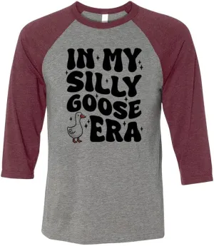 in My Silly Goose Era Three-Quarter Raglan Sleeve Baseball Shirt Unisex