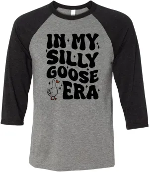 in My Silly Goose Era Three-Quarter Raglan Sleeve Baseball Shirt Unisex