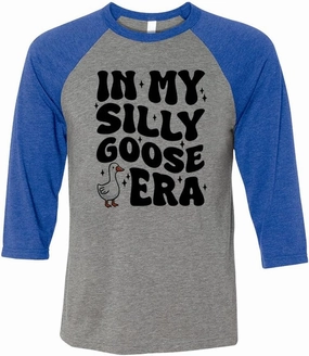 in My Silly Goose Era Three-Quarter Raglan Sleeve Baseball Shirt Unisex