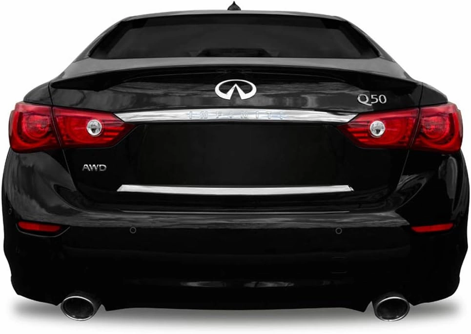 INFQ50-FM Factory Style Flush Mount Spoiler Compatible with Infiniti Q50 - Arctic Blue Metallic (RBP)