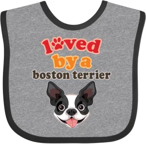 inktastic Boston Terrier Dog Gift Baby Bib