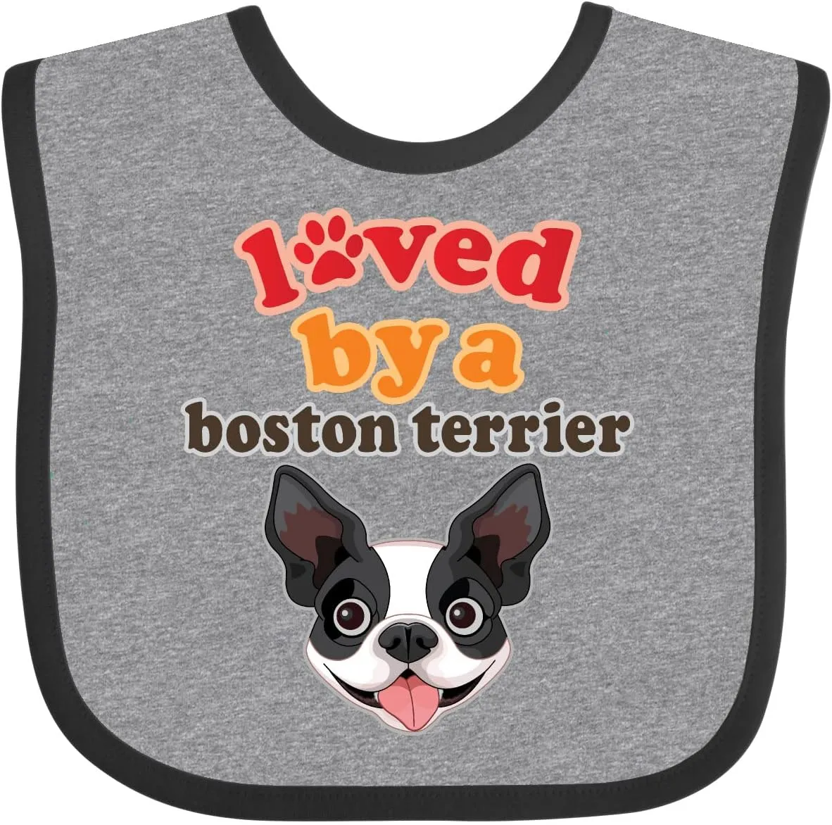 inktastic Boston Terrier Dog Gift Baby Bib