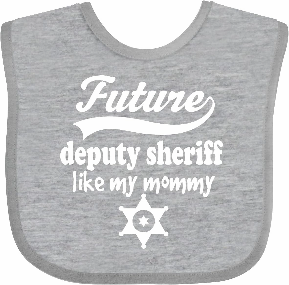 inktastic Future Deputy Sheriff Like Mommy Baby Bib