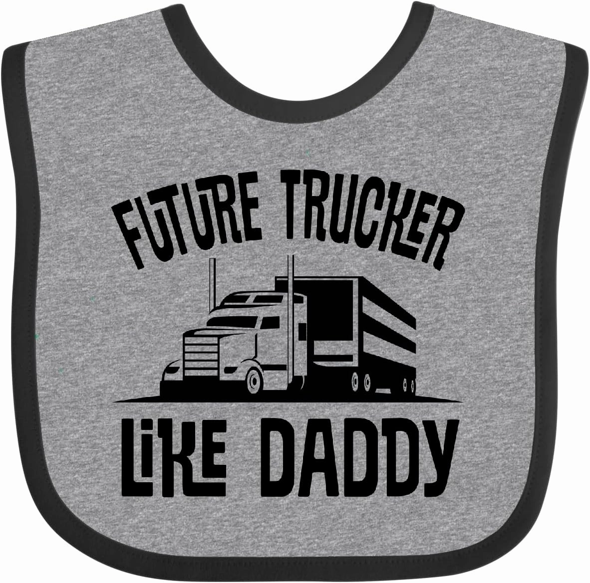inktastic Future Trucker Like Daddy Baby Bib