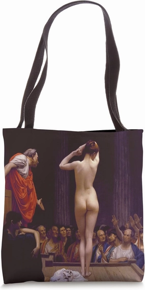 Jean-Leon Gerome's Selling Slaves in Rome Tote Bag