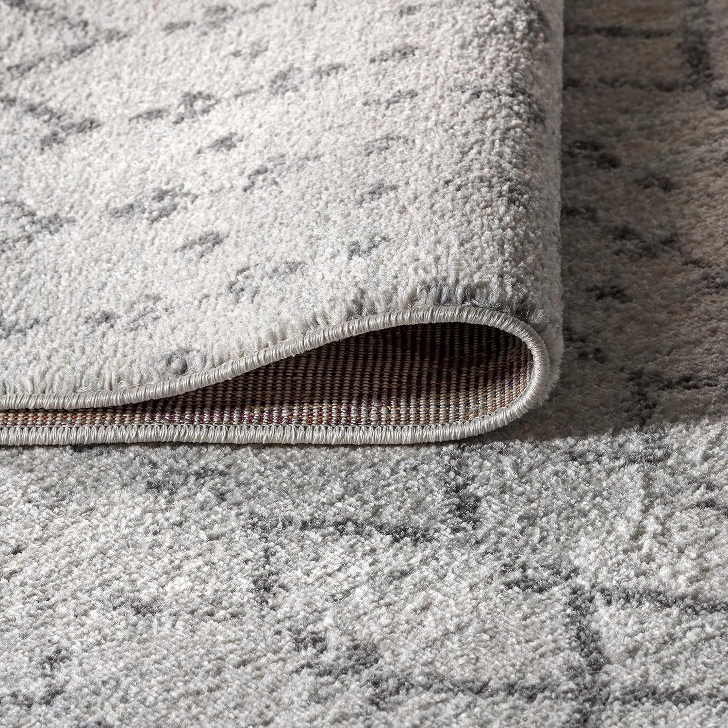 JONATHAN Y MOH101B-210 Moroccan Hype Boho Vintage Diamond 2 ft. x 10 ft Runner-Rug, Bohemian, Southwestern, Casual, Transitional, Pet Friendly, Non Shedding, Stain Resistant, Easy-Cleaning, Cream/Gray