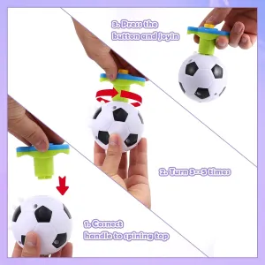 Kids Party Favors Toys, 10 Pcs LED Light Up Spining Tops, Easter Day Gifts Goodie Bag Stuffers Carnival Prizes School Classroom Rewards Treasure Box, Glow in The Dark Party Supplies