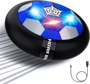 Kids Toys Hover Soccer Ball Rechargeable, Stocking Stuffers for Kids Indoor Games with Flashing Light for Christmas Halloween Birthday for Boys Girls Toddlers 3 -10 Years Old