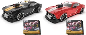 KM3299 RC Car 1/32 Mini RC Drift Car for Adults, 2.4G Remote Control Drift Car with LED Headlights, RC Racing Car RC Sports Car Electric RC Racing Drift Car 4WD, Gift -RTR