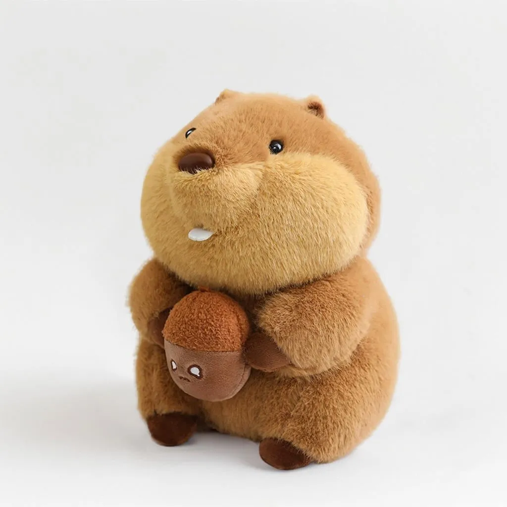 KUUDESOXX Cute Stuffed Animal, Penguin Plush Toy, a Cute and Comfortable Companion, Perfect as a Sweet Birthday (beaver-02)