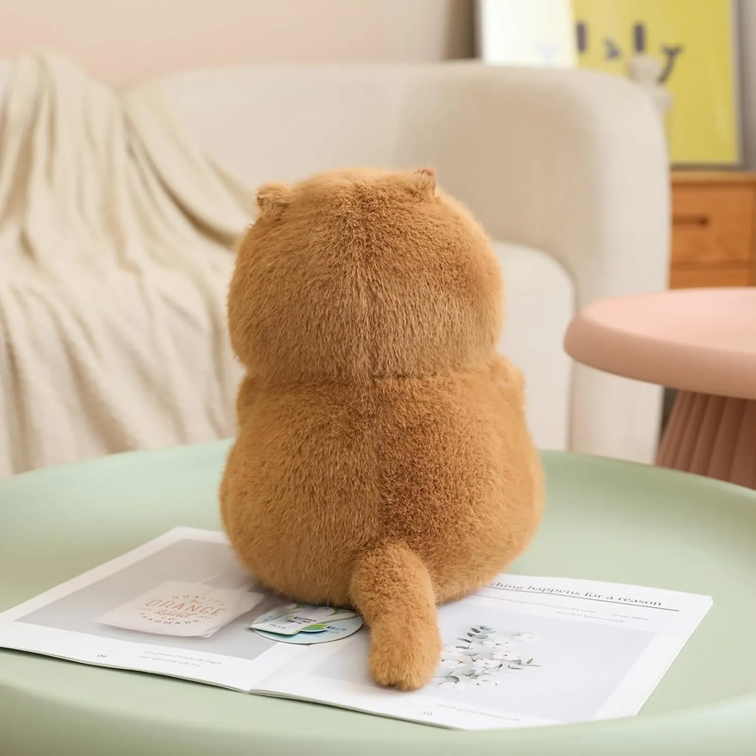 KUUDESOXX Cute Stuffed Animal, Penguin Plush Toy, a Cute and Comfortable Companion, Perfect as a Sweet Birthday (beaver-02)