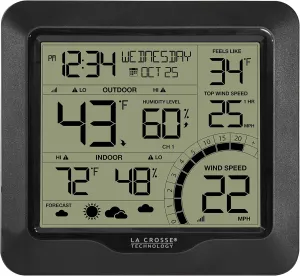 La Crosse Technology 327-1417BW Wind Speed Weather Station