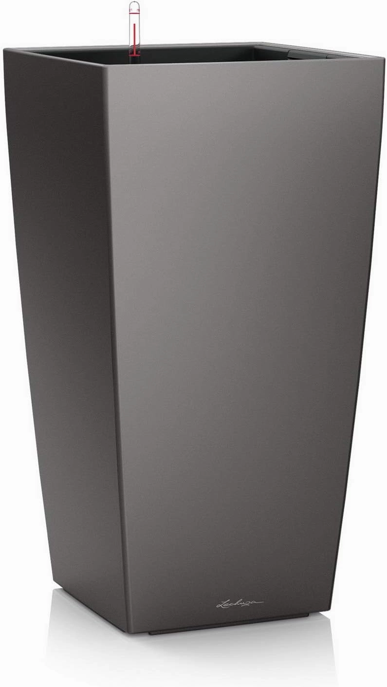 Lechuza CUBICO Premium 22 Anthracite Metallic 18463
