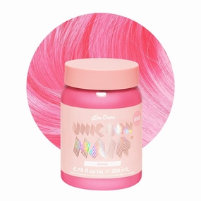 Lime Crime Pastel Colored Unicorn Hair Tint, Bunny (Pastel Baby Pink) - Damage-Free Semi-Permanent Hair Color Conditions & Moisturizes - Temporary Hair Dye Kit Has Sugary Citrus Vanilla Scent - Vegan