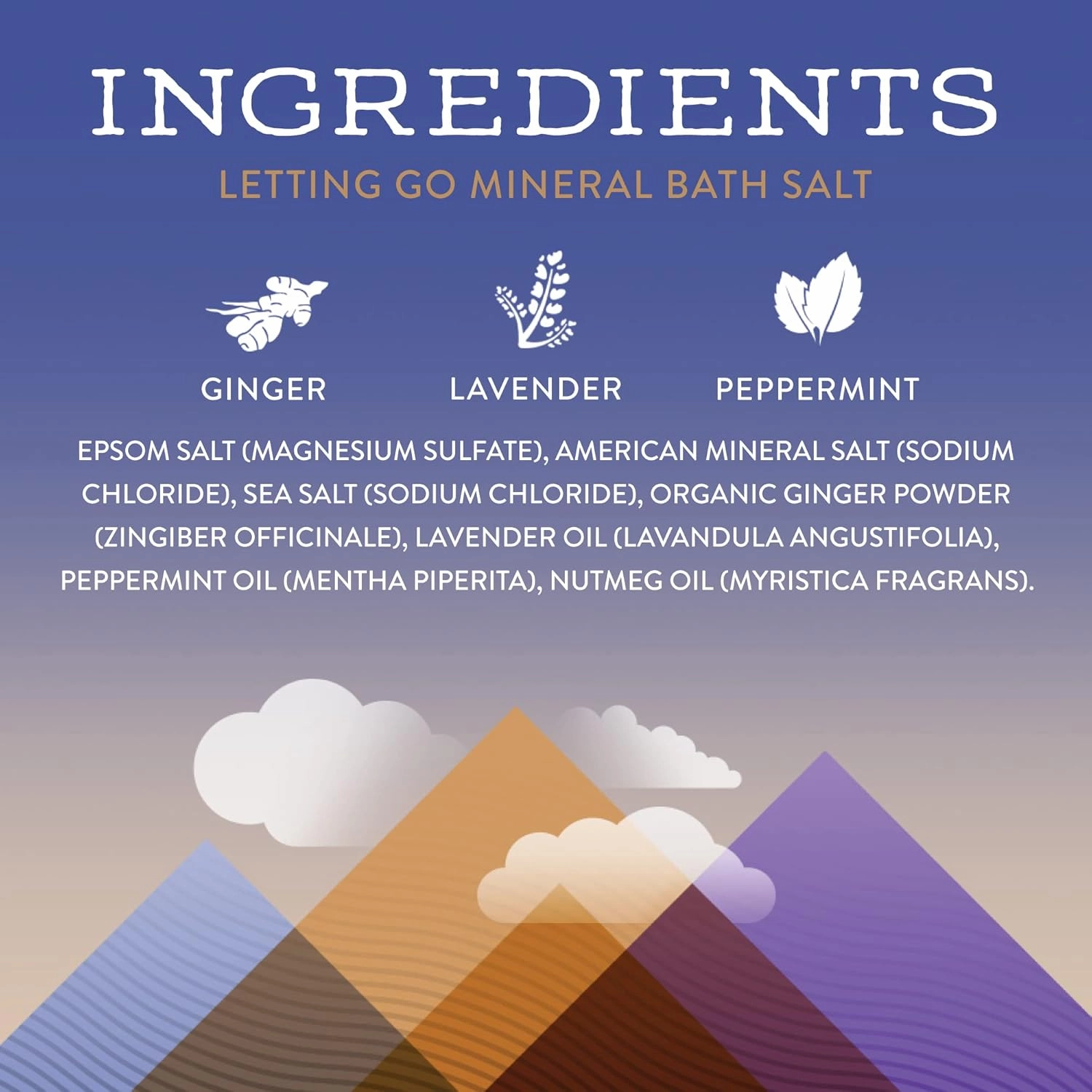 Little Moon Essentials Warming Mineral Bath Salt, Letting Go, 13.5 oz.