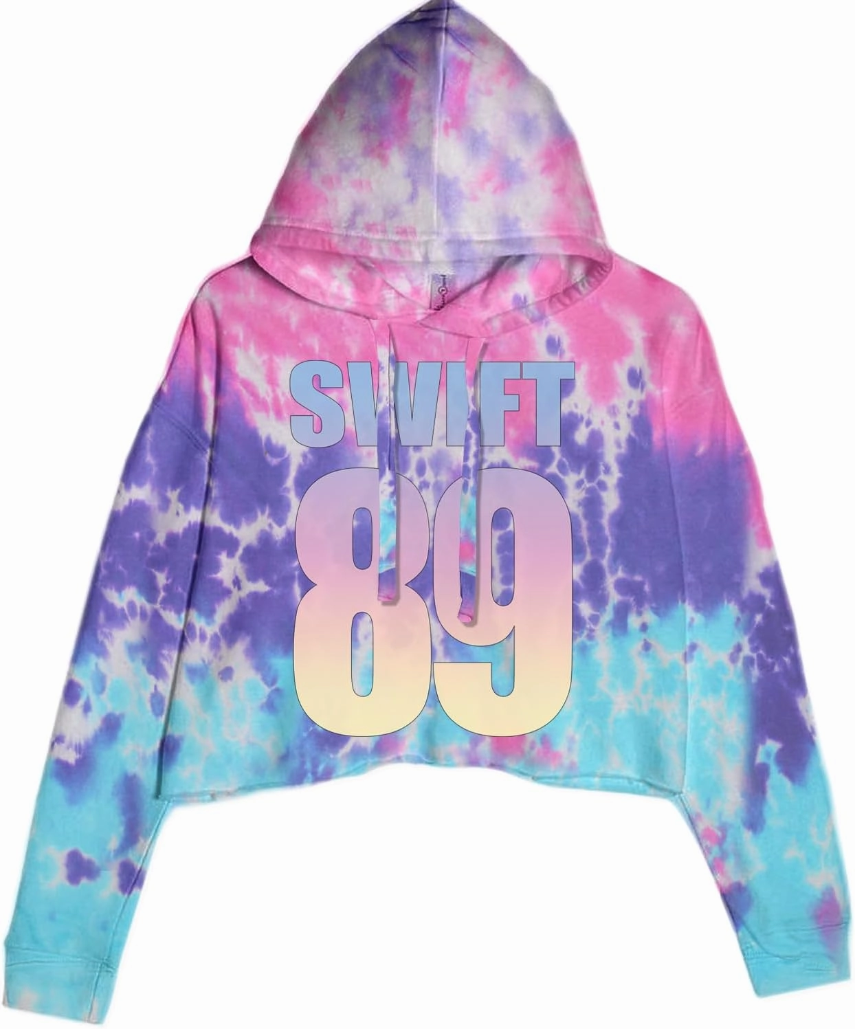 Lover Era Swift 89 Birth Year Music Fan Cropped Fleece Hoodie, Soft & Cozy, Trendy Fit