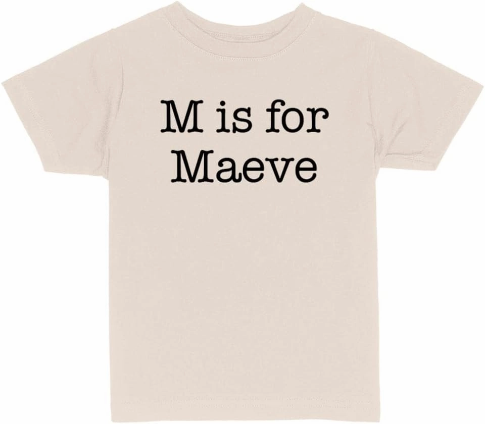 M is for Maeve Toddler Kids T-Shirt