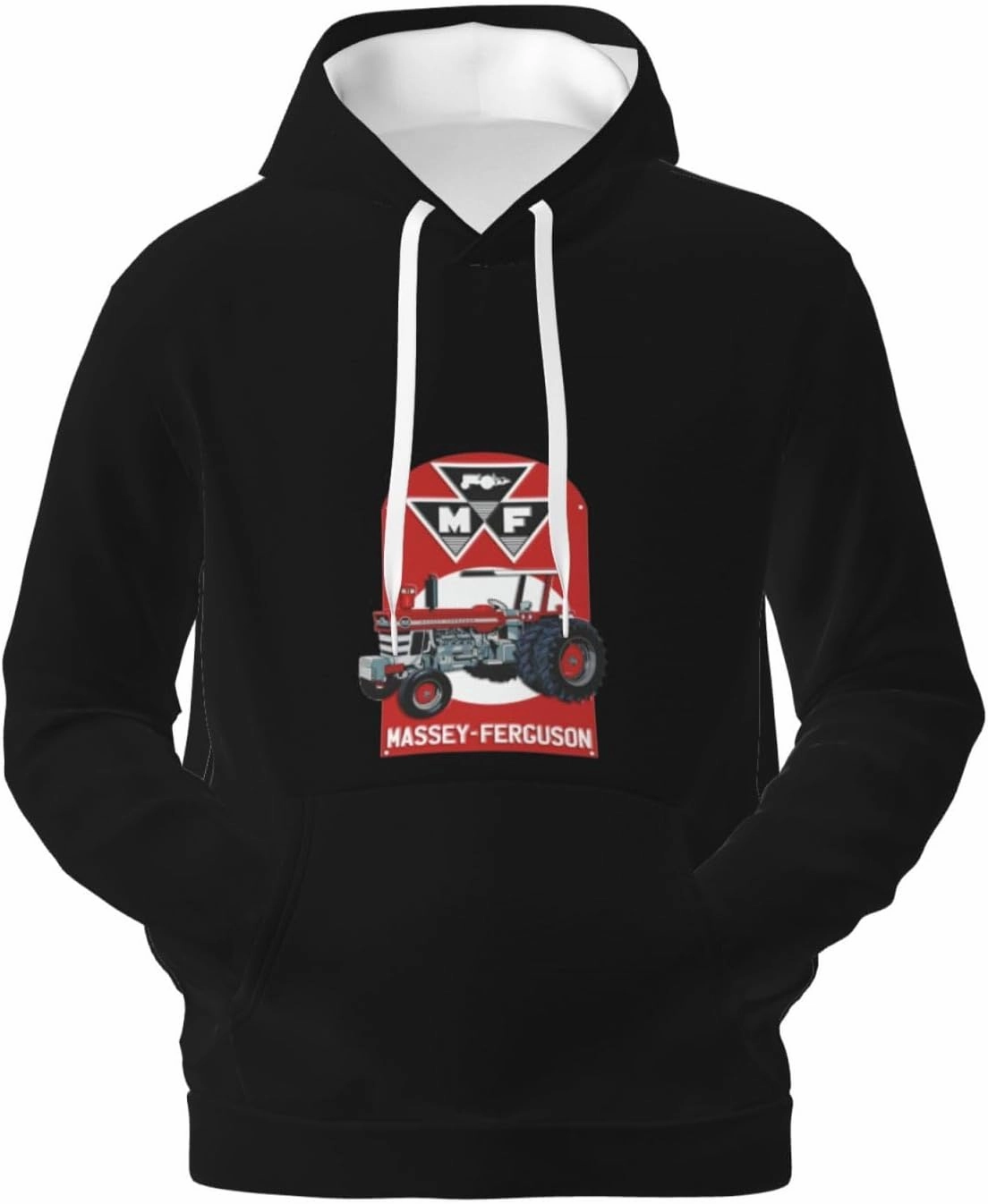 Massey Ferguson Fleece Comfortable Hoodie, Hoodie Long Sleeve Pullover Casual Sweatshirt-
