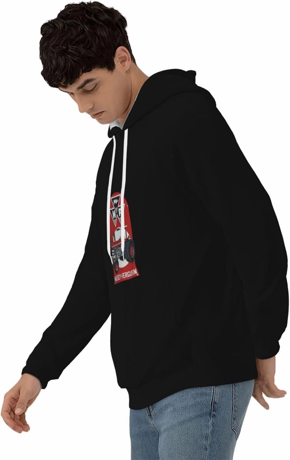 Massey Ferguson Fleece Comfortable Hoodie, Hoodie Long Sleeve Pullover Casual Sweatshirt-