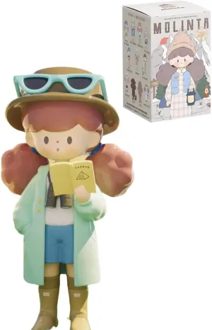 Molinta Camping Notes Series Blind Box Figures 9PCs Cute Collectible Toys Home Decorations, Holiday Birthday Gifts