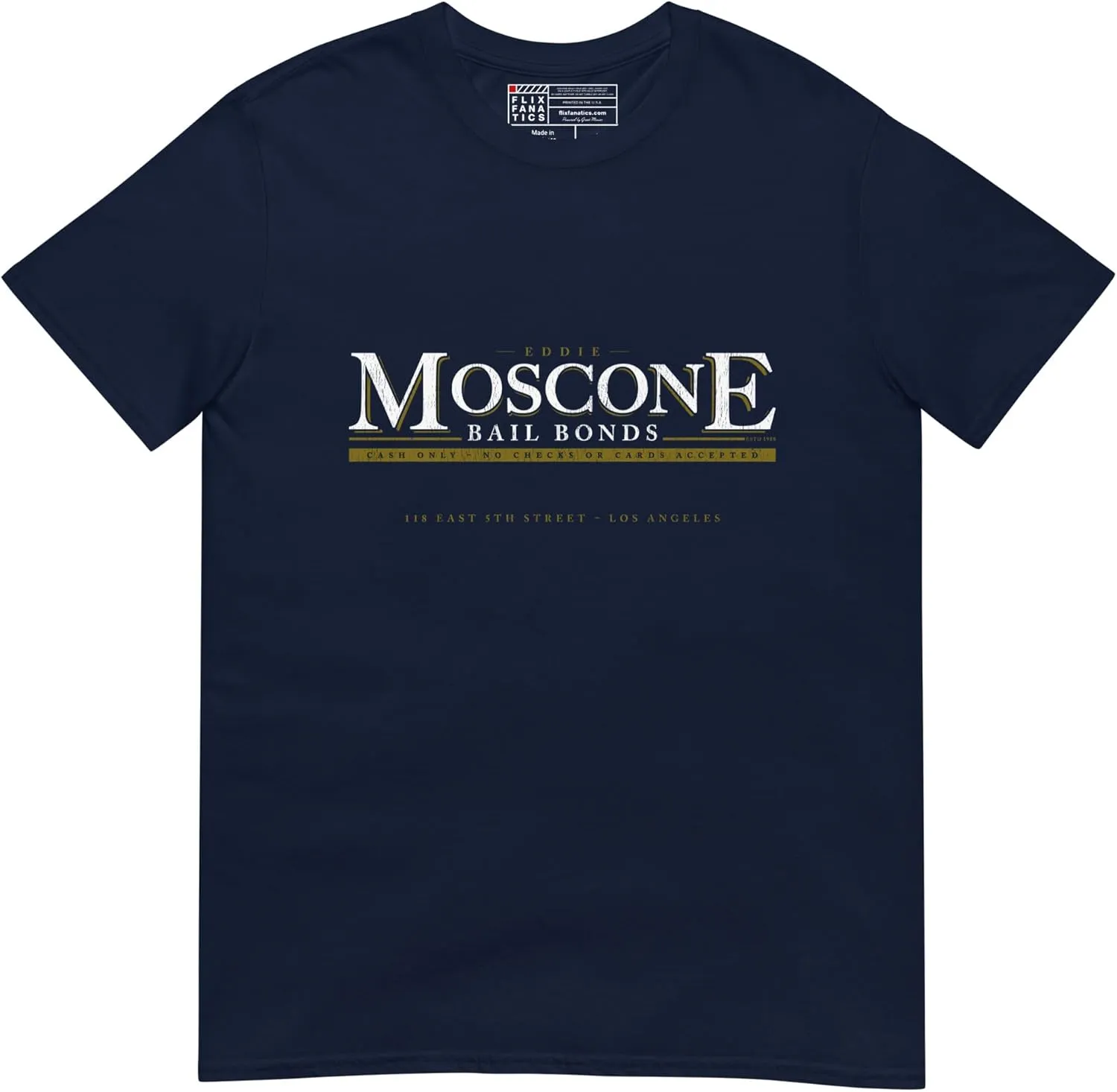 Moscone Bail Bonds T-Shirt - Short-Sleeve Unisex T-Shirt - 1988 Midnight Run