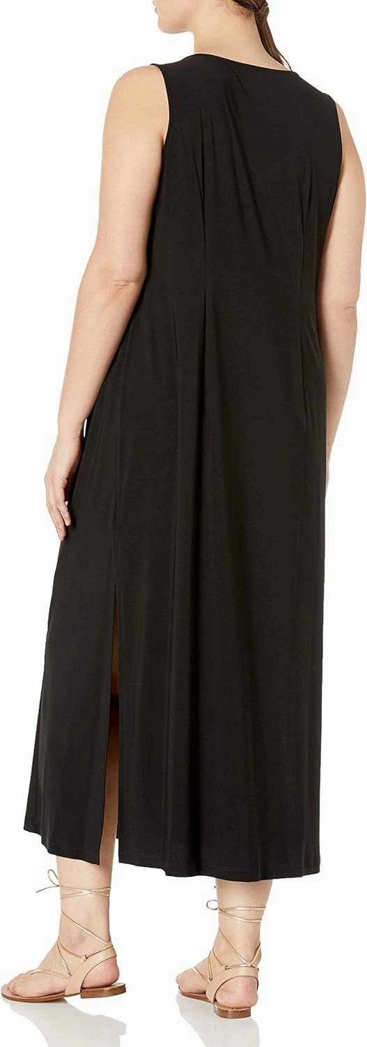 MSK Women's Plus Size Three Ring Maxi Dress