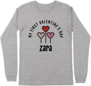 My First Valentine's Day Zara Kids Long Sleeve T-Shirt Youth