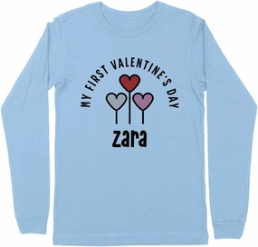 My First Valentine's Day Zara Kids Long Sleeve T-Shirt Youth
