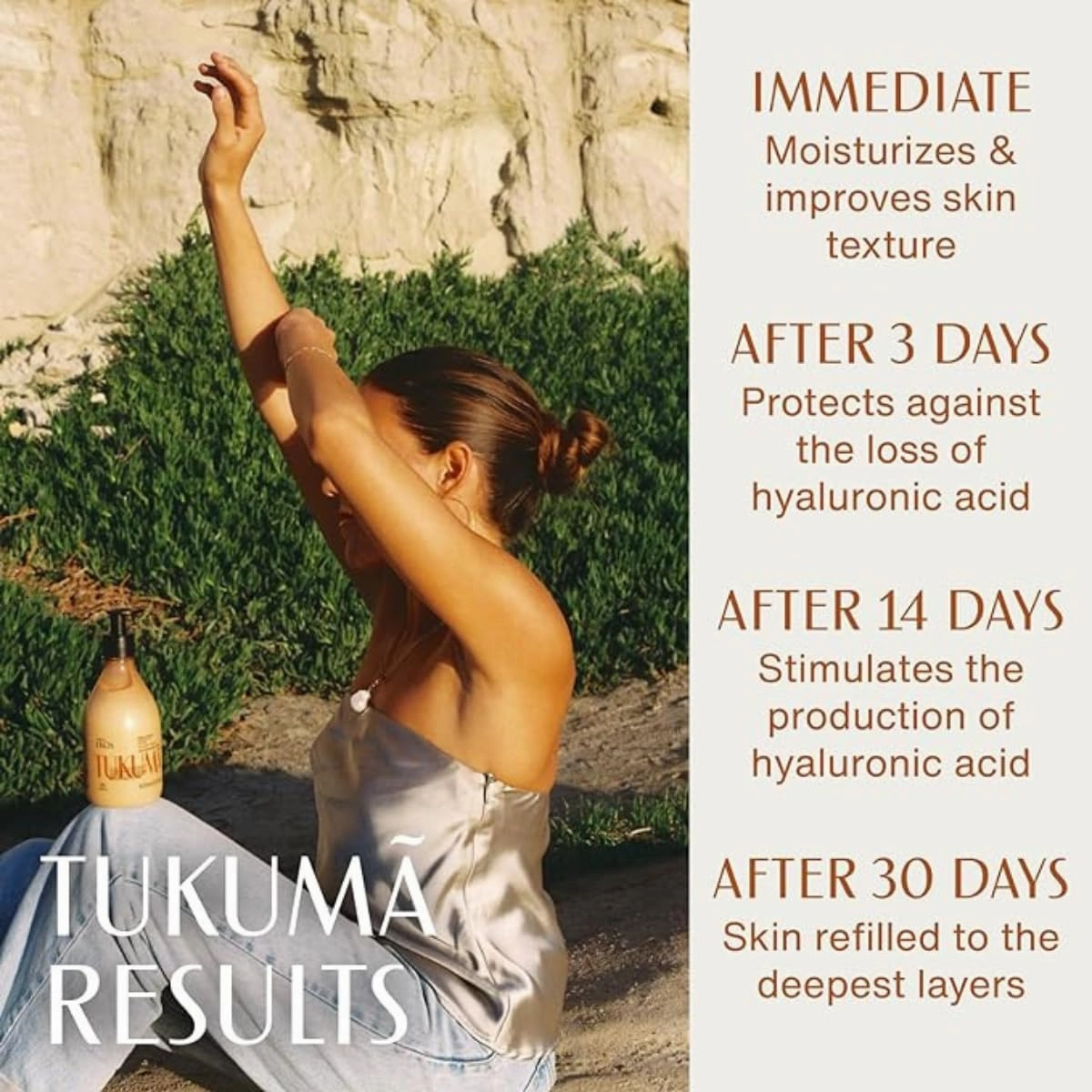 natura - Ekos Tukumã Replenishing Body Lotion Refill - Vegan Skin Care - Moisturize & Improve Skin Texture - Boost Hyaluronic Acid - Brazilian Beauty Secrets - Body Care - 13.5 fl oz (400ml)