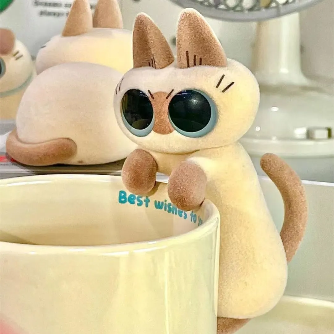 Nobeko Azukican Azukisan Cat Daily Life Series2 Blind Box Figures 1PC Random Art Cute Collectibles Birthday Gift