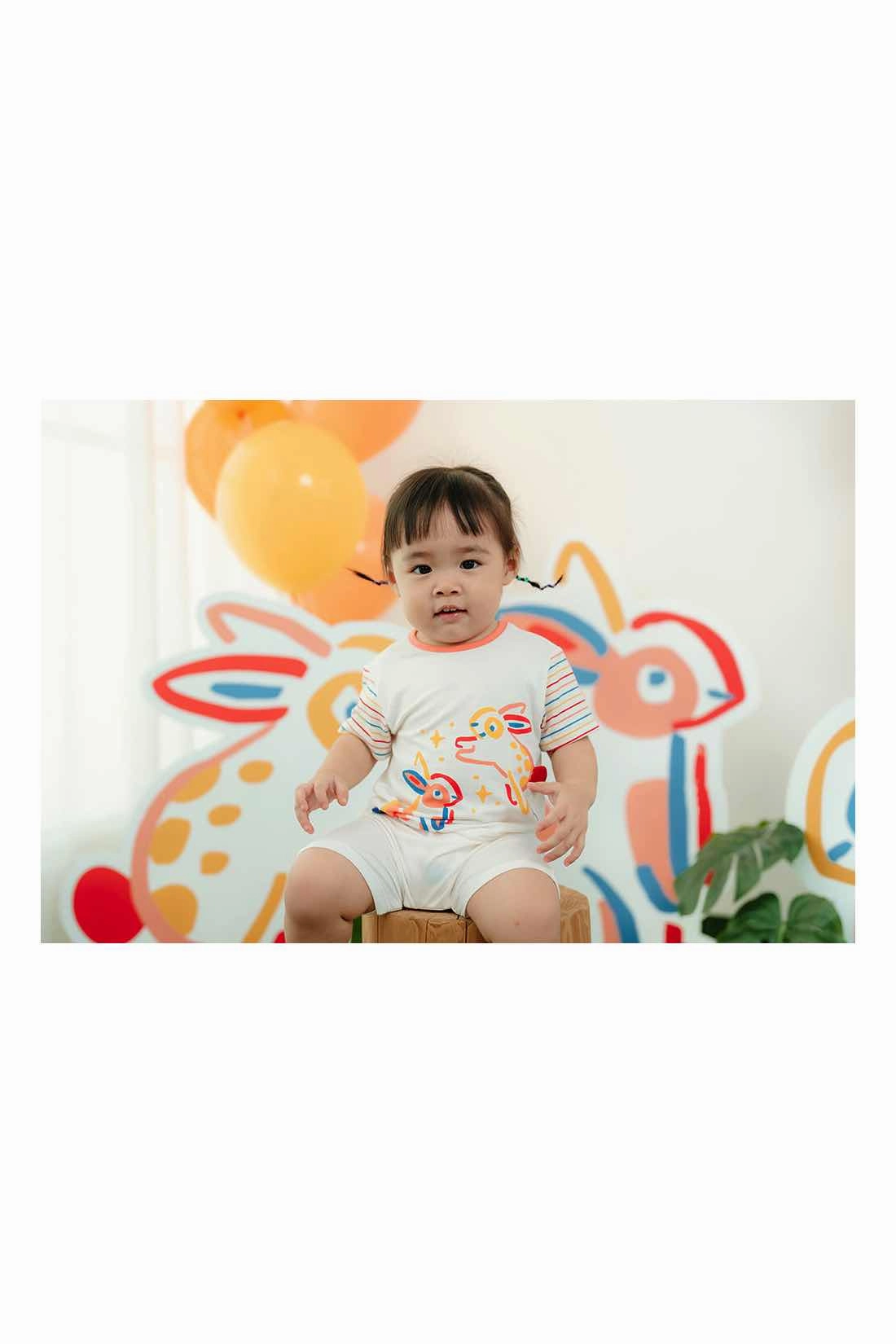 Not Too Big Bunny Bamboo Romper - 2 Pack