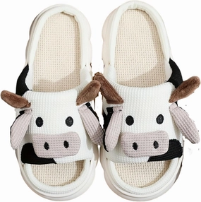 Outdoor Slippers for Women Fluffy House Slippers Open Toe Soft Thick Memory Foam Slippers Non-slip Comfy Fuzzy Indoor Shoes