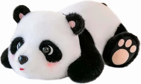 Panda Stuffed Animals Plush Toys Cute Dolls Gifts for Kids Boys Girls 10 Inches (Lying)
