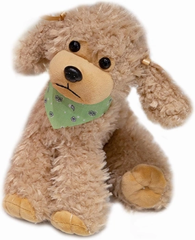 Plush Poodle Dog Puppy Stuffed Animals Toys Dolls Kids Gifts 9 Inches (Brown)