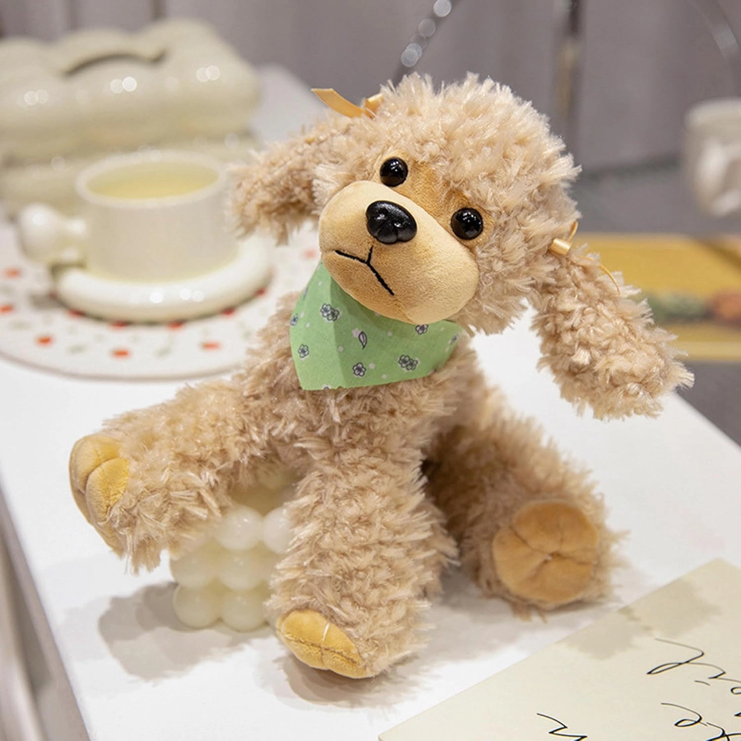 Plush Poodle Dog Puppy Stuffed Animals Toys Dolls Kids Gifts 9 Inches (Brown)